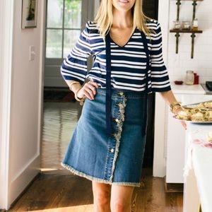 Draper James Draper Honky Tonk Flutter Top